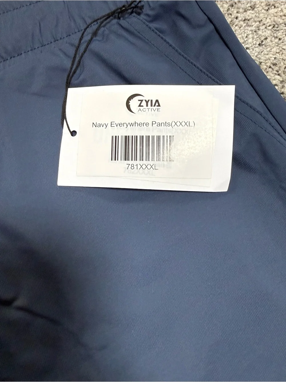 Zyia Everywhere Navy Active Drawstring Pants